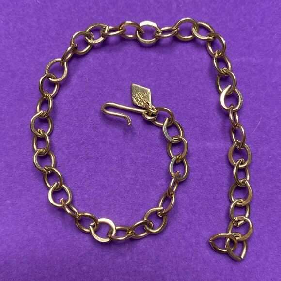 💛 Vintage Gold Plated Sarah Coventry Cable Bracelet - Picture 5 of 6